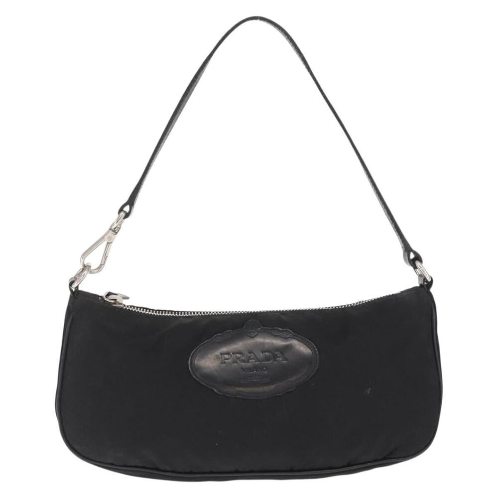 Prada Nylon Shoulder Bag Black